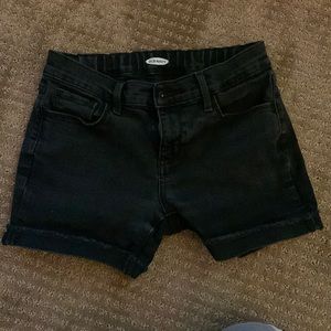 Girls medium shorts,old navy,black